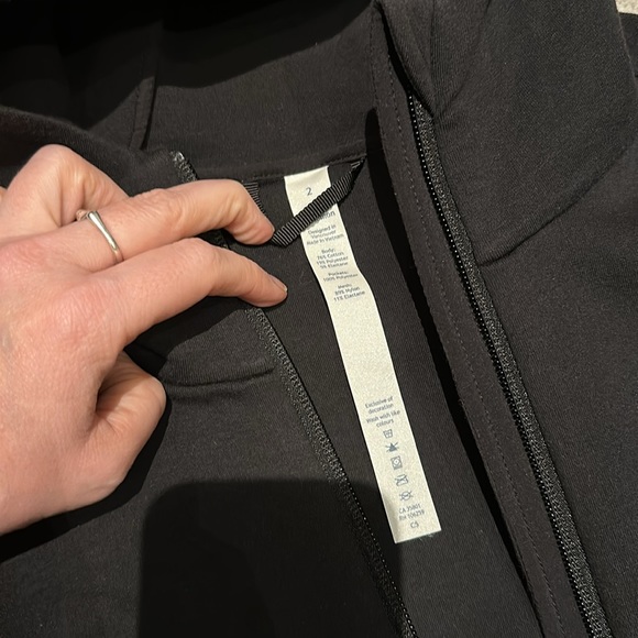 Lululemon full zip hooded Scuba coat - Picture 2 of 3